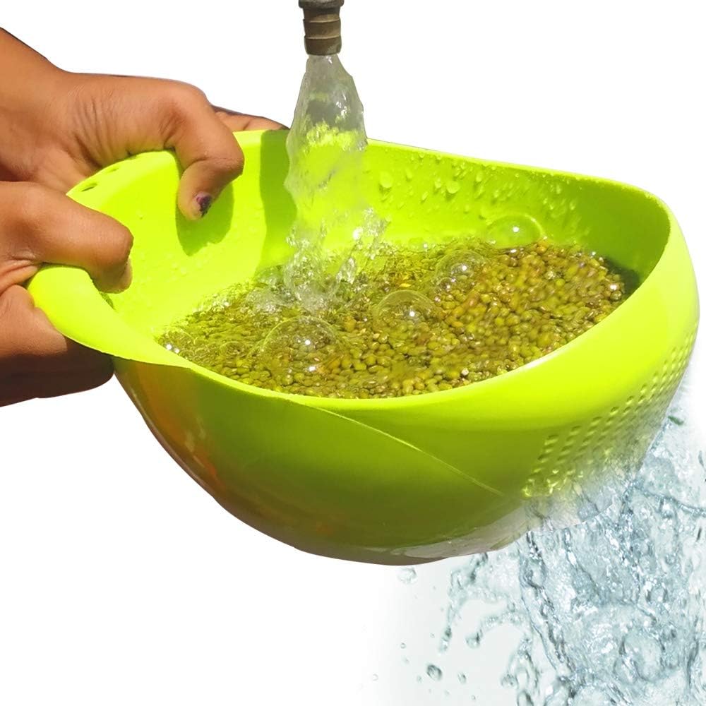 0081 Virgin Rice Bowl Durable Plastic Strainer ,Water Strainer | Vegetable & Fruits Washing Bowl 0081 Virgin Rice Bowl Durable Plastic Strainer ,Water Strainer | Vegetable & Fruits Washing Bowl